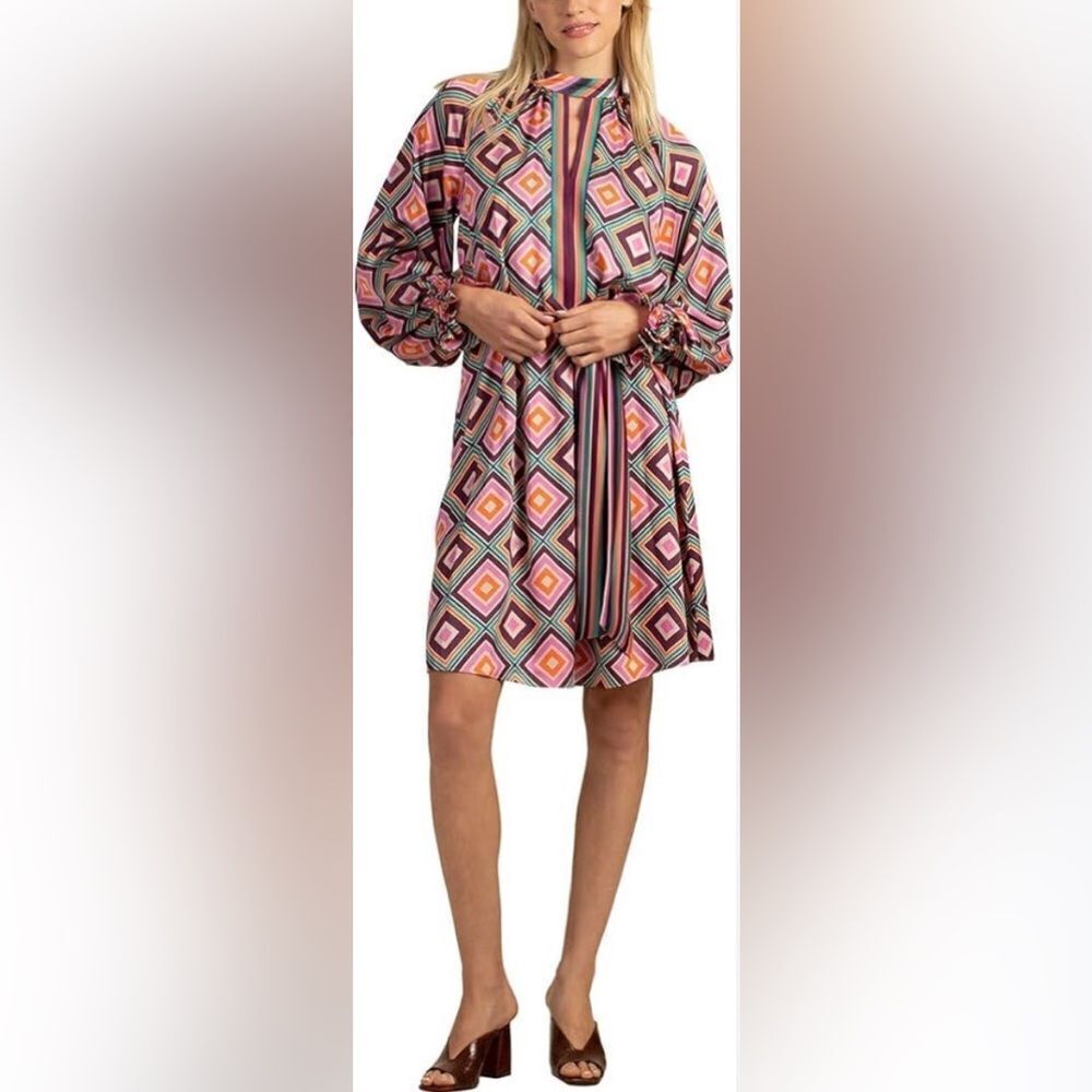Trina Turk Women's Printed a Line Dress